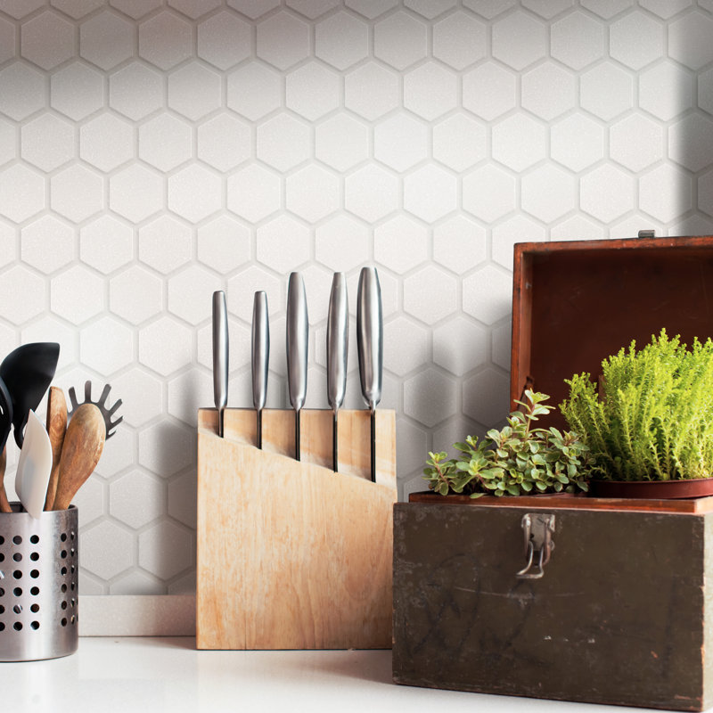 Hudson Due 2" X 2" Hex Porcelain Mosaic Floor And Wall Tile