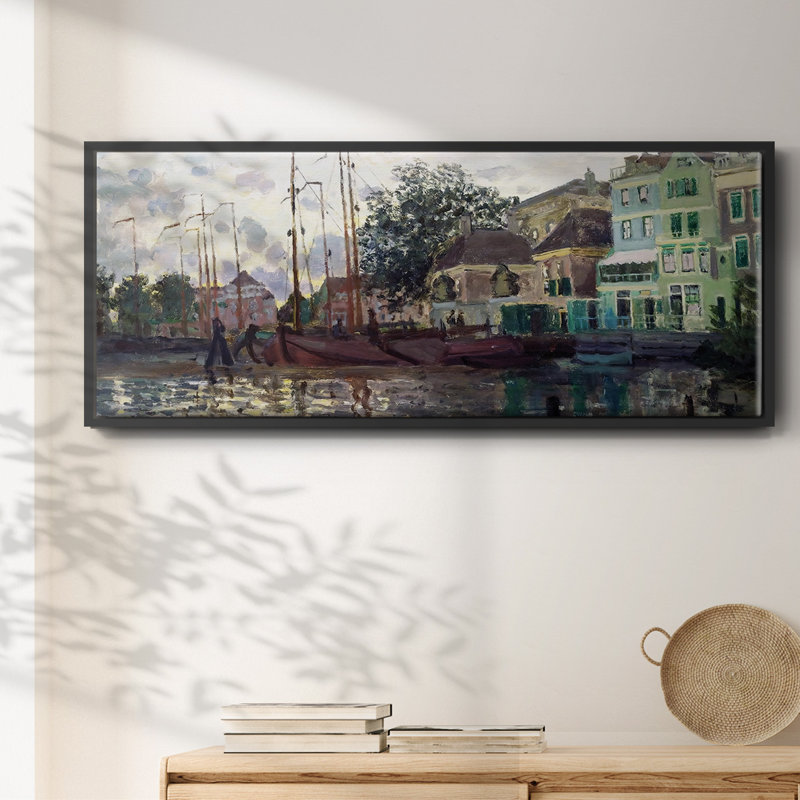Zaandam, The Dike, Evening, 1871 - toile encadrée, H 20 po x l 50 po