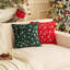 Housse de coussin réversible en fausse fourrure -1159205029