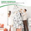 Arbre de Noël artificiel blanc de 8 pi avec fil mémoire, 1430 pointes, structure à charnières, illuminez vos vacances en intérieur-366949940