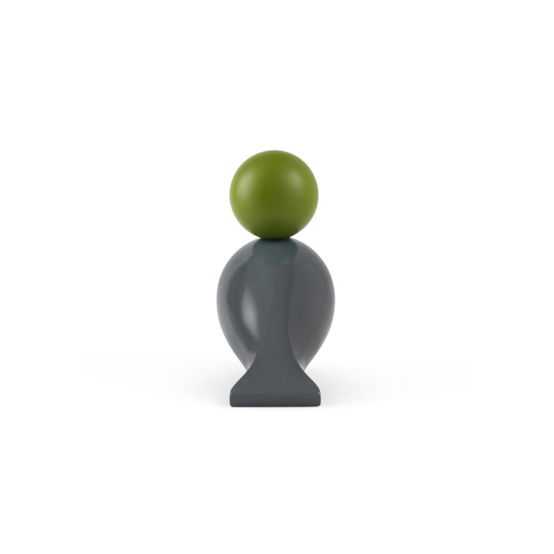 Songbird Ernst Figurine, 6.1" H x 6.3" W x 3.1" D, Aqua, 1