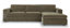 Moss Olive Polyester Blend