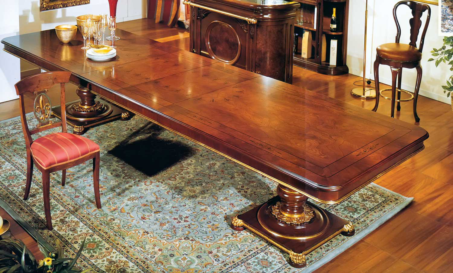 David Michael Extendable Solid Wood Dining Table | Wayfair