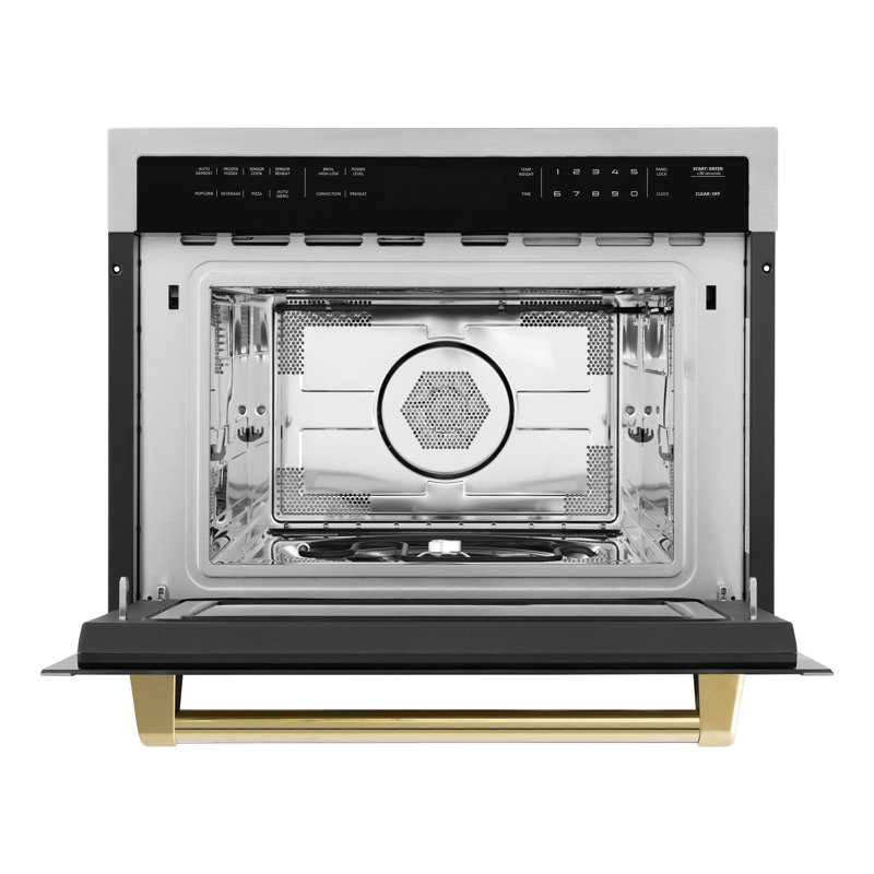 24" 1.6 cu ft. 1000 - Watt Convection Built-In Microwave with Sensor Cooking, Gold
