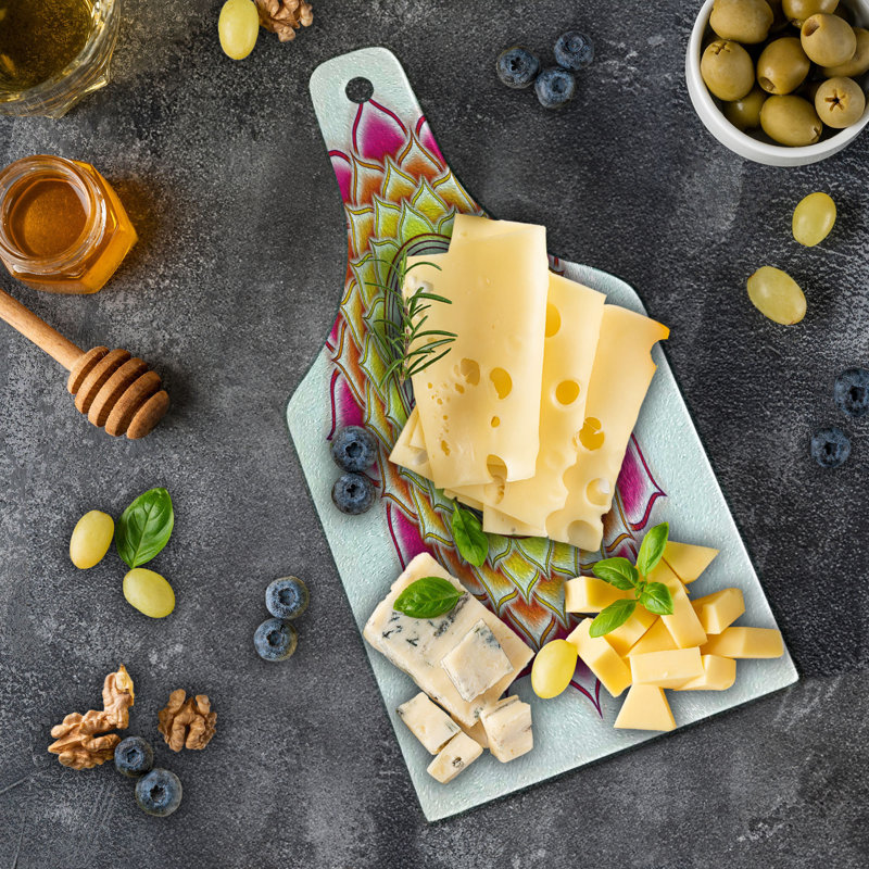 Planche à découper en verre trempé Ambesonne