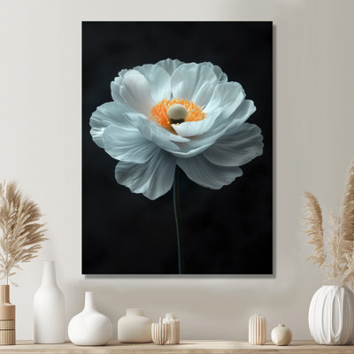 White Yellow Elegant Marigold Simplicity Photo - Marigold Wall Decor
