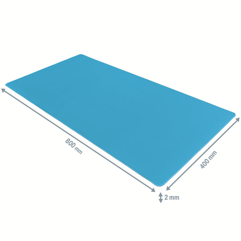 Cosy Plastic Desk Pad, Blue