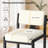 Comfortable Faux Leather Upholstered Dining Chair With Slightly Reclined Backrest And Straight Legs For Enhanced Support-1133755861