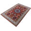 Hand Knotted Wool Area Rug in Red And White