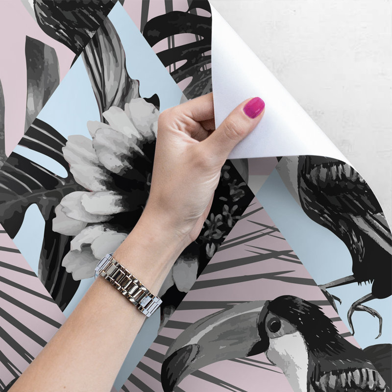 McClellandville Matte Peel & Stick Mural, 250 x 104cm