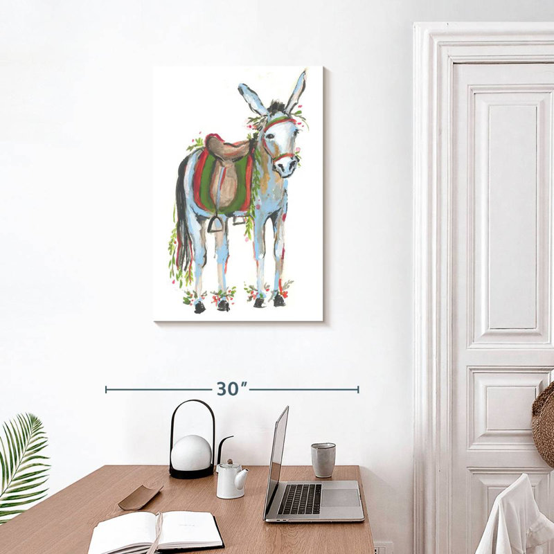 Brampt Christmas Donkey I, 30" H x 20" W