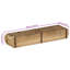 Fleur De Lis Living Solid Wood Storage Tub & Tote