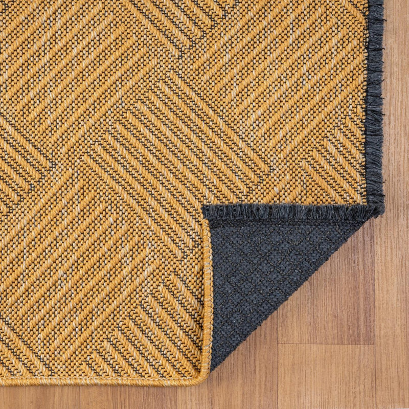 Tapis moderne à carreaux antidérapant lavable, Rectangle 9 pi x 12 pi