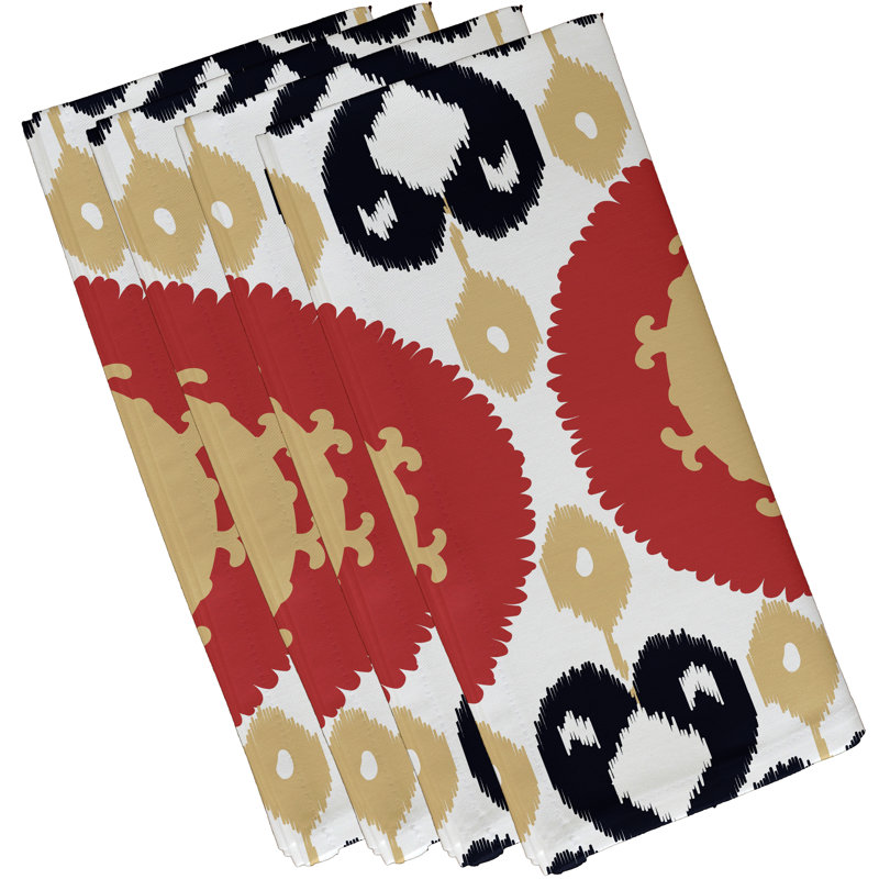 Ensemble de serviettes 4 pièces Groth Boho, Corail