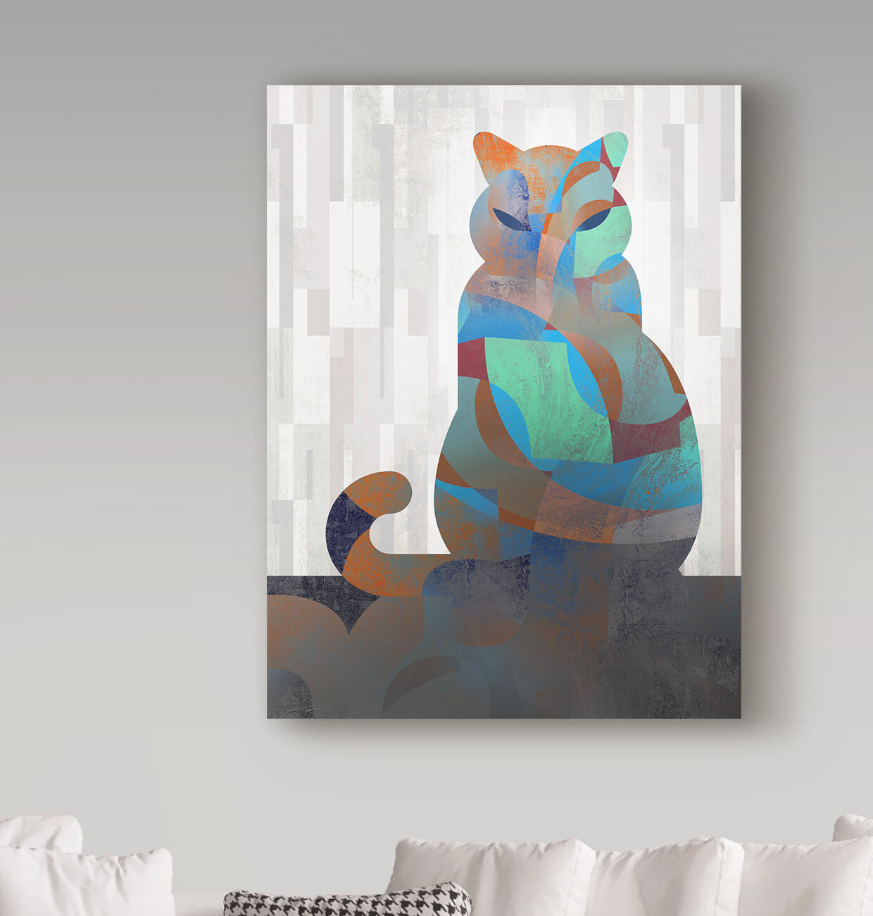 Trademark Art Greg Simanson Cats Meow On Canvas by Greg Simanson Print ...