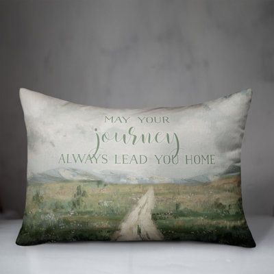 May Your Journey Lead You Home Rectangular Pillow Cover & Insert