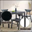 Ensemble de salle à manger rectangulaire 5 pièces Briar avec chaises confortables, parfait pour les espaces modernes et compacts