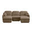 Canapé modulaire surdimensionné en U 105 po Chenille-1235946347-1235946348
