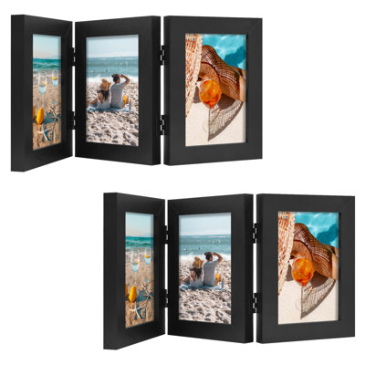 Black 3-Opening Collage Picture Frame
