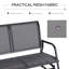 Banc oscillant pour 2 personnes Outsunny