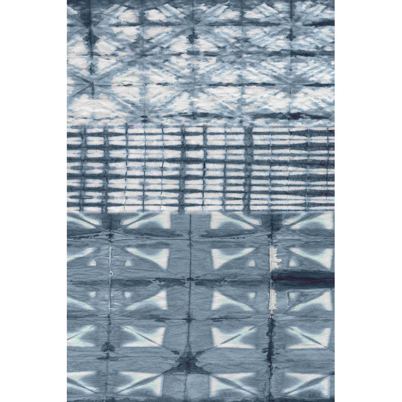 Shibori Collage II, L 8 po x H 12 po x P 1,25 po