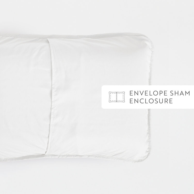 Simply Soft™ Double Brushed Microfiber Square Pattern Quilted Coverlet Set, Twin/Twin XL Coverlet + 1 Standard Sham, White