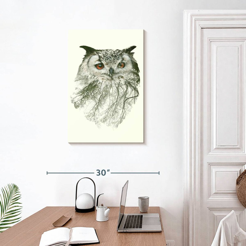 Brampt Forest Tree Owl, 30" H x 20" W