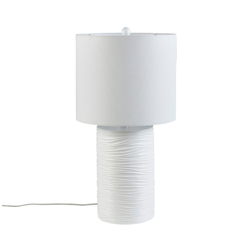 Lampe de table texturée