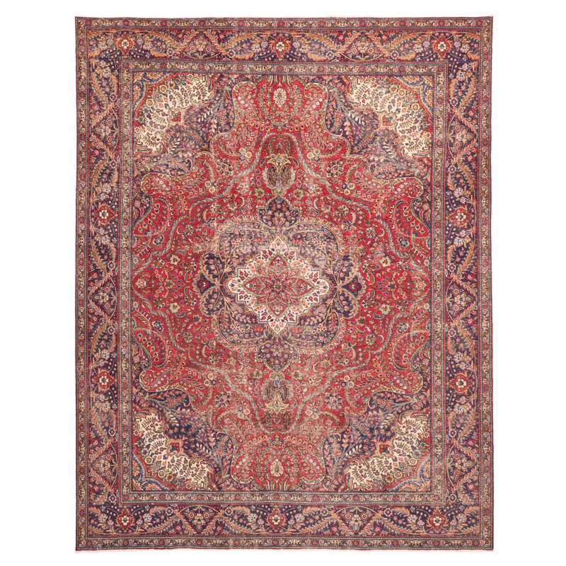 Tapis rouge Antalya Vintage 10 pi 0 po x 12 pi 9 po