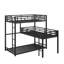 L Shaped Metal Triple Twin Size Bunk Bed