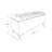 Polyester Upholstered Storage Bench-1395164598