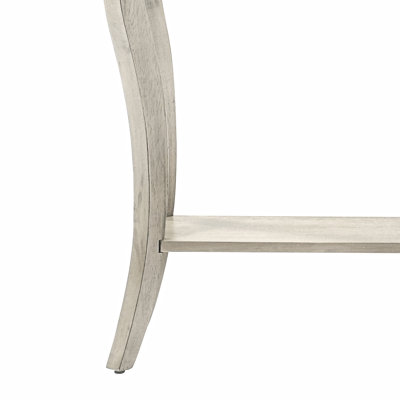 Console en bois massif avec tablette Locke 35,4