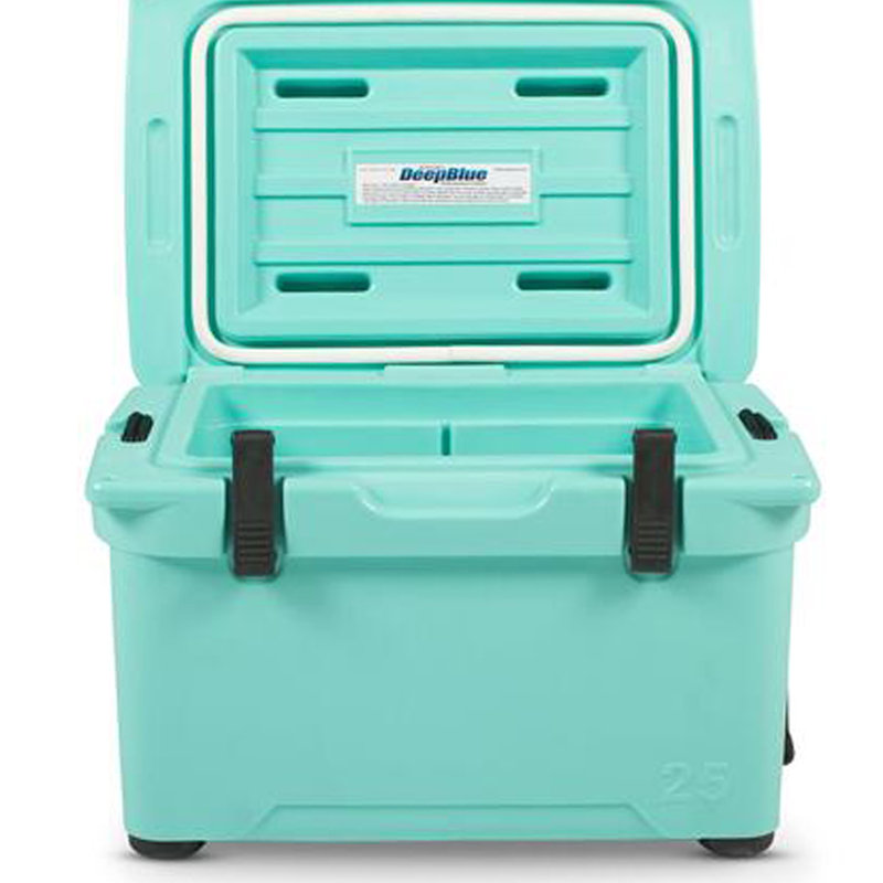 Engel 25 High Performance 5.28 Gallon 24 Can Roto Molded Ice Cooler, Sea Foam