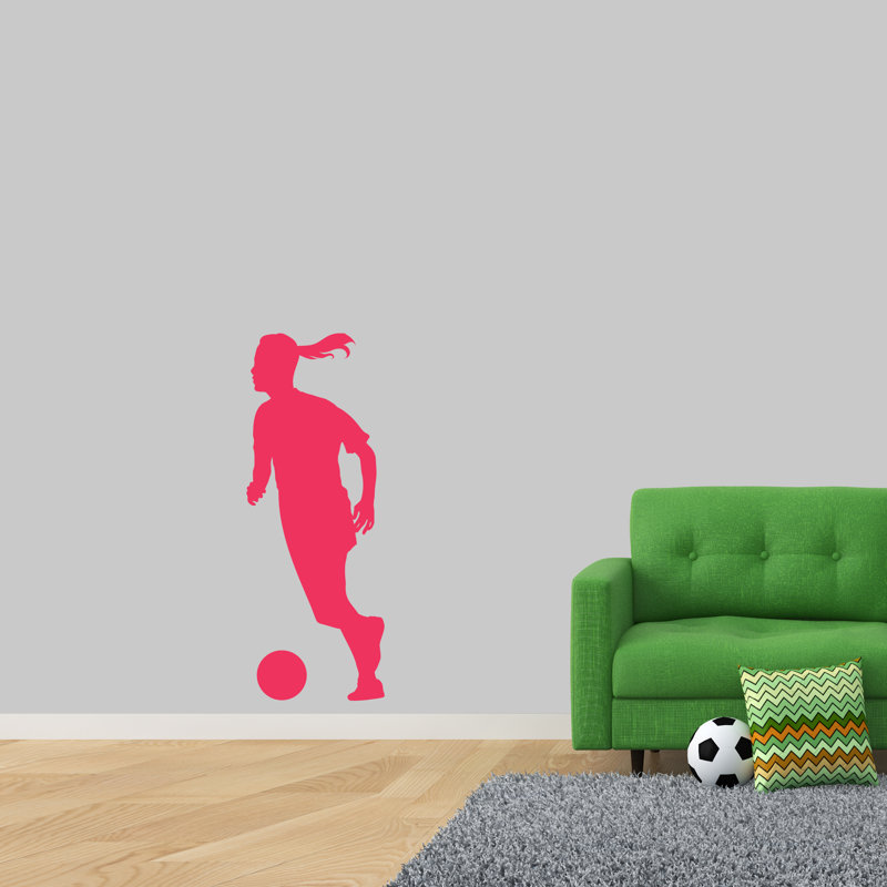 Sports Wall Decal, Hot Pink