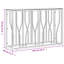 Darran 110cm Glass Top Console Table