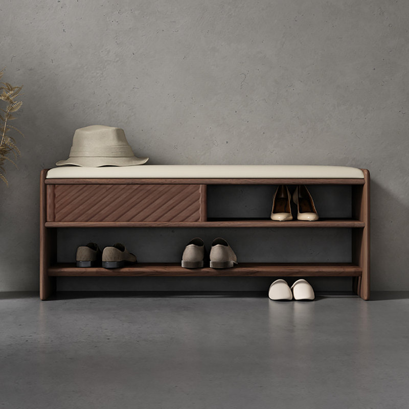 Banc de rangement pour chaussures 35,4 po