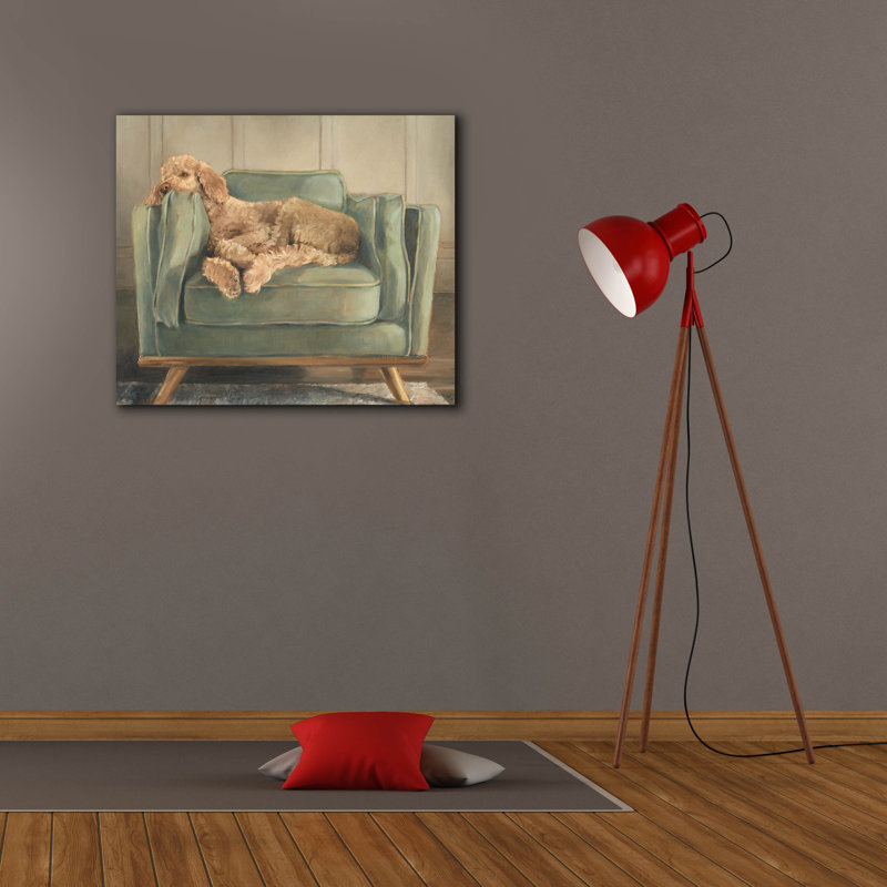 «Traditional Canine Portrait 1» par Ethan Harper, art mural sur toile, H 26 po x l 30 po