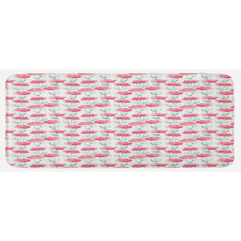 Tapis de cuisine aquarelle