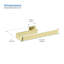 Blaze 9.7'' 1 Wall Towel Bar-91916481