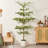 8ft Artificial Black Olive Tree With Large White Planter, Tall Faux Black Olive Tree Indoor, Decorative Faux Olive Tree For Living Room Home Office Corner Decor-726153767