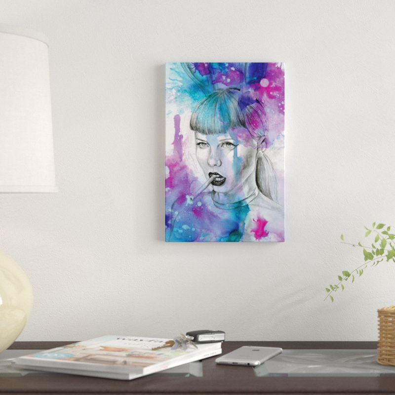 « untitleed viii », reproduction sur toile, H 18 po x l 12 po x P 1,5 po, Toile tendue