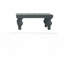 Rehausseurs carrés noirs en bois - L: 12 x 12 x 4,3 po: 8 x 8 x 3,5 po