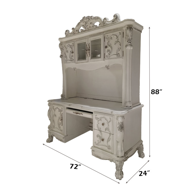Bureau d'ordinateur et huche Vickrey