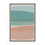 Reproduction d'art moderne sur toile turquoise et rose moderne par Garima Dhawan-1459068414-1459068415