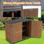 Armoire de rangement extérieure L 50,4 po x l 26,8 po x H 41 po
