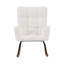 Chaise berçante rembourrée avec dossier haut Comfy