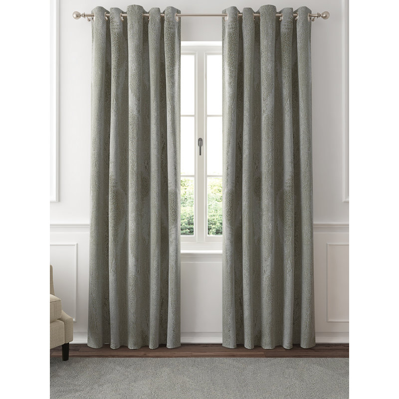 ORBIT Blackout Curtain Pair, Moss