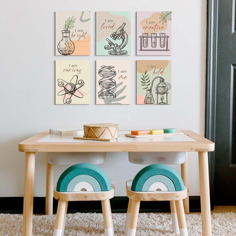 6 Piece Wrapped Canvas Print