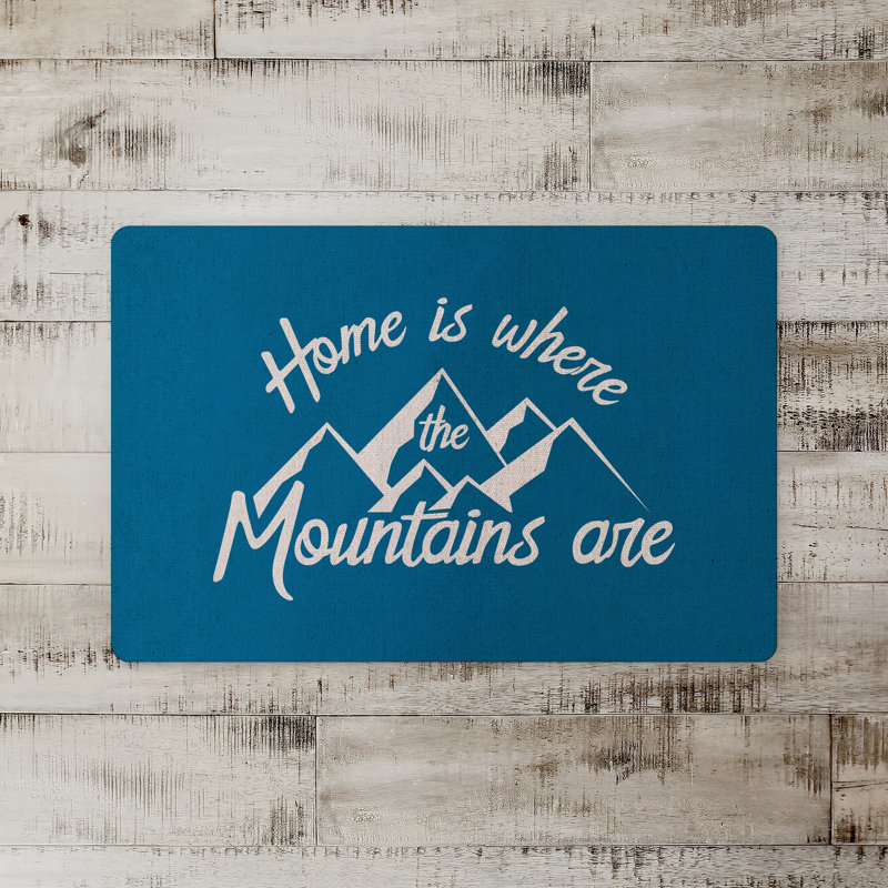 Montagnes Virpi x 18 po Tapis de porte d'intérieur