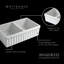 FarmhausQuatro 33" x 20" Double Bowl Front Apron Fireclay Sink-9354208